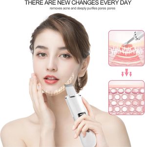 Esfoliador <span class=keywords><strong>Facial</strong></span> de Aço Inoxidável Removedor de Cravos 4 Modos Elétrico Portátil Ion Import EMS Máquina de Esfoliação <span class=keywords><strong>Facial</strong></span> Sonic - Product Image 2