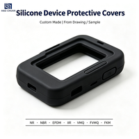 Housse de protection personnalisée en silicone, ignifuge, résistante aux déchirures, en caoutchouc FKM pour la protection des contrôleurs industriels