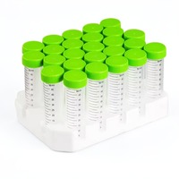 Équipements et fournitures de laboratoire Sorfa Tubes à centrifuger en plastique autoportants de 15 ml Tubes coniques Falcon
