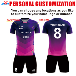Vendita all'ingrosso di vendita calda calcio Set di calcio abbigliamento squadra Jersey Football americano abbigliamento 100% poliestere uomini Set di calcio in qualsiasi colore - Product Image 2