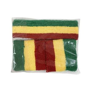 السائبة عصابة رياضية للرأس s 3 قطع العصابات مجموعة الرجال مخصص القطن مخطط عصابة رياضية للرأس و المعصم العصابات - Product Image 4