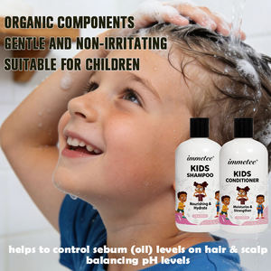 Kit de Soins Capillaires pour Enfants : Shampooing et Après-Shampooing Sans Larmes pour Cheveux Bouclés, <span class=keywords><strong>Mousse</strong></span> <span class=keywords><strong>Coiffante</strong></span>, Huile Capillaire – 4 Pièces, Soins Naturels, OEM 207ml - Product Image 6