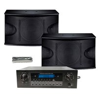 Karaoke 8-Zoll Passivlautsprecher 200W*2+200W mit DSP BT5.0 20Hz-20KHz 96dB Empfindlichkeit HiFi-Sound Metall Heimverstärker