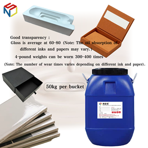 <span class=keywords><strong>Barniz</strong></span> Acrílico de Alto Brillo en Línea, Ecológico, No Tóxico, a Base de Agua, para Impresión de Embalajes de Papel Industrial - Product Image 3