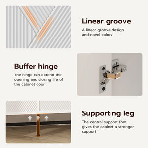 Buffet en bois minimaliste et contemporain Offre Spéciale buffet moderne de style européen pour la maison - Product Image 3