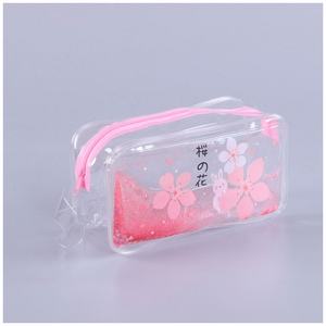 Mode Style japonais femmes personnalisable motif de bonbons PVC clair sac cosmétique fermeture éclair étanche voyage pour trousse de maquillage - Product Image 1