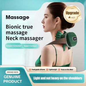 Appareil de <span class=keywords><strong>massage</strong></span> bionique des mains Coussin de <span class=keywords><strong>massage</strong></span> cervical du cou Relaxation ciblée Application du corps Masseur d'épaule - Product Image 2