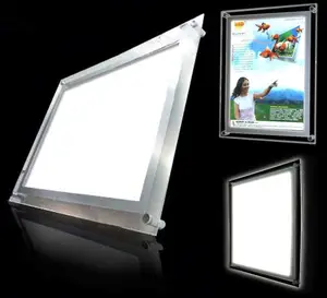 Наружная световая коробка, акриловая светодиодная световая коробка, подвесная светодиодная витрина для витрины недвижимости, световая коробка