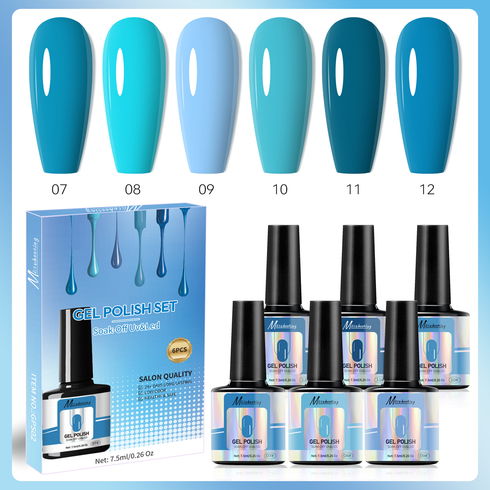 6 unids/set-2