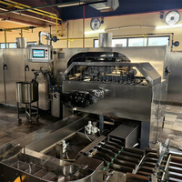 Ligne de production entièrement automatique de cornets de crème glacée adaptée à divers matériaux en farine