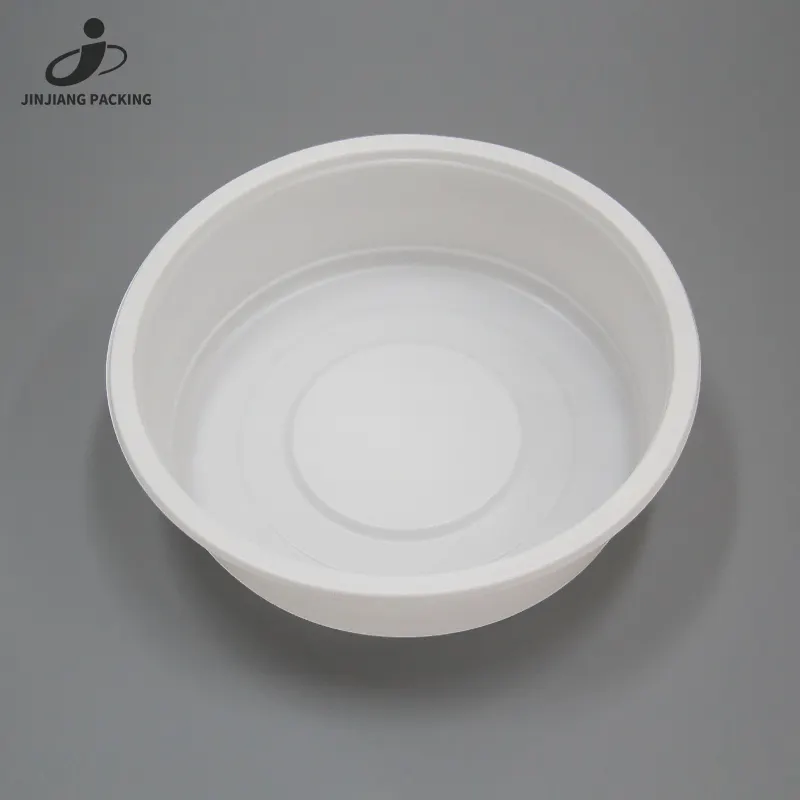 제조 업체에 의해 커버없이 라운드 일회용 두꺼운 플라스틱 그릇의 도매