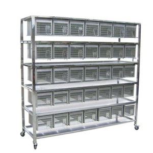 Jaula para Ratas de Laboratorio de Acero Inoxidable B3-16, Estante para Ratones de Doble Cara, Jaula Profesional para Ratones para Uso en Laboratorio, Acero Inoxidable SPF <span class=keywords><strong>Labo</strong></span> - Product Image 2