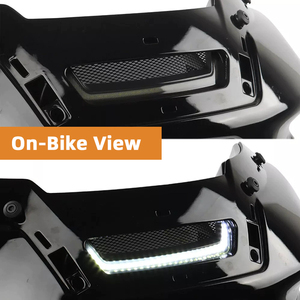 Lampe LED avant de moto pour prise d'air, remplacement de la garniture de l'entrée d'air, compatible avec FXLRST Low Rider ST El Diablo FXRST 2022-2024 - Product Image 4