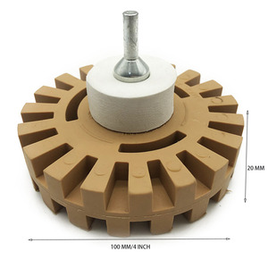 4 inch màu vàng nâu cứng cao su tự nhiên keo tẩy khối cho keo dư lượng Crepe dính Pick up Skateboard Cleaner kẹo cao su - Product Image 6