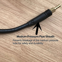 Modèle 126 pour Diving : Régulateur de deuxième étage en silicone et acier inoxydable, avec tuyau basse pression pour octopus primaire/secondaire