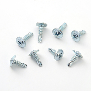 Bibo Yaente Factory M4.2 Large <b>Flat</b> Head Self-drilling <b>Screw</b> 410 Stainless Steel Large Round Head Self-tapping <b>Screw</b> Metric Self - Product Image 5