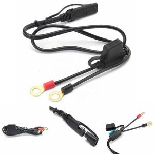 OEM Motocicleta Terminal De Bateria Anel Conector Harness Carregador Adaptador Cabo de Extensão Fio 12-24V Volts Wire Harness Kits - Product Image 6