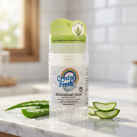 CRYSTAL FRESH Deodoran Batang Alami Pria dengan Aloe Vera 120g (TUN-PA120)