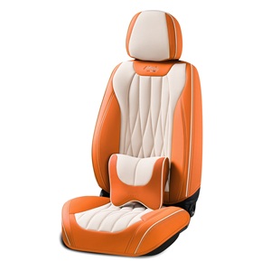 Fundas de Asiento de Coche de Cuero de Lujo, Transpirables y Ecológicas, Juego Completo de Tamaño Personalizable, Modelo Universal para Asientos Delanteros y Traseros - Product Image 1