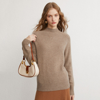 Manteau tricoté en cachemire pur, vente en gros, personnalisé, léger, doux, uni, Style décontracté, pull d'hiver pour femmes, 100%