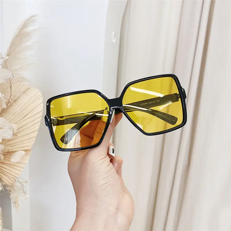 Fashionable circle round frame polarized sun glasses women popular ins hot sunshade new polarizing sunglasses