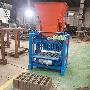 Nhỏ nhãn hiệu bán tự động di động lồng vào nhau lát gạch làm máy móc xi măng bê tông rỗng Khối Máy làm - Product Image 5