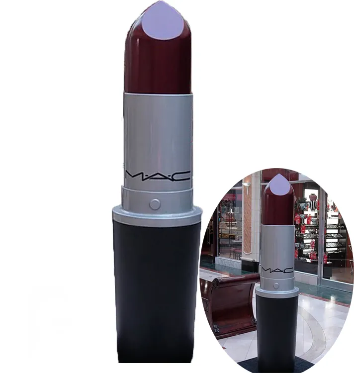 cosmetics giant display props resin lipstick statue Resin Lipstick sculpture for Cosmetic Display