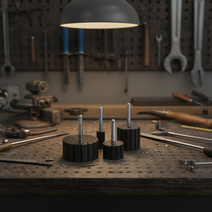 Rubber Sleeve Holder 100x40 Mm 6 Mm Shaft For <b>Abrasive</b> <b>Tools</b> - Product Image 3