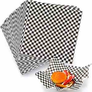 High Quality Food Grade Greaseproof <b>Paper</b> Printed Burger <b>Paper</b> Sheets Biodegradable PE Coated <b>Roll</b> for Hamburger Snack Sandwich - Product Image 1