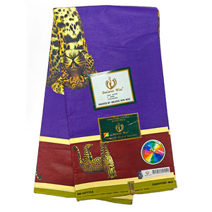 Mô Hình Động Vật Sáp Bông Batik Dệt Vàng Dòng Lớp Bề Mặt Nigeria Quần Áo Sáp In Vải - Product Image 4