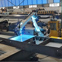 Robot de Soldadura CNC de Siete Ejes con Viga en H para la Fabricación de Estructuras de Acero