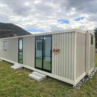 Maison duplex industrielle préfabriquée pliable de 20 pieds avec balcon pour usage bureau, appartement, hôtel