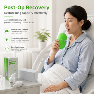 Esercitatore Polmonare OPEP per Riabilitazione da <span class=keywords><strong>Asma</strong></span> e BPCO - Dispositivo Portatile per la Pulizia del Muco e Allenamento dei Muscoli Respiratori - Product Image 2