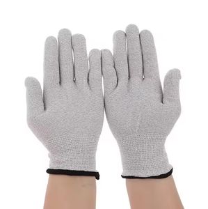 Sarung tangan pijat konduktif serat perak terlaris sarung tangan pijat energi instrumen terapi akupunktur elektroda - Product Image 3