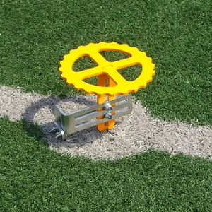 Uland – Kit de 9 outils d'installation pour gazon artificiel en fer, avec coupe-ligne et coupe-cercle pour football (modèle coupe-cercle) - Product Image 1