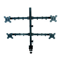 Nouveau bureau d'ordinateur Vesa support de moniteur quatre bras de montage de moniteur pour moniteurs Led Lcd 13-27"
