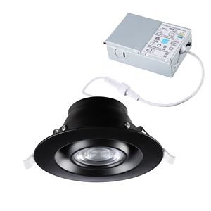Etl ES FCC 6inch 15W 1400lm 100-347V LED trang bị thêm Gimbal ánh sáng Chùm tia góc 15 ° 25 ° 36 ° 27-60k Dip chuyển đổi cri90 + COB E26 lampholder - Product Image 5