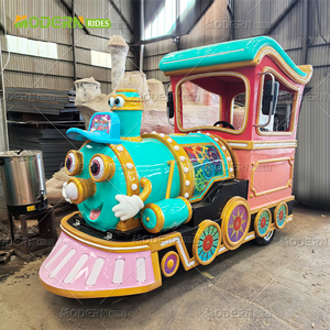 รถไฟเที่ยวชมสถานที่ท่องเที่ยวสำหรับขาย รถไฟไร้รางสำหรับนักท่องเที่ยว รถไฟกลางแจ้งคุณภาพสูงขนาดใหญ่แบบใหม่ที่ปรับแต่งได้ - Product Image 2