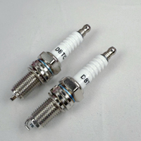 Bougie d'allumage pour moto D8TC, électrode haute performance compatible avec NGK D8EA DPR8EA-9 pour ATV 125cc 150cc 200cc, moto tout-terrain