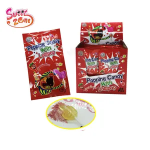 Fruity Popping Candy With Hand Lollipop Candy