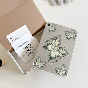 Funda adecuada para Apple iPad de 11 pulgadas, nueva carcasa transparente con diseño de mariposa, funda protectora a prueba de golpes para tableta - Product Image 5