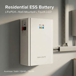 Batería de Iones de Litio de 48V 200AH Montada en Pared, 5kW Blanca, 15KWH, Almacenamiento de Energía Solar Doméstica con Salida de CA - Product Image 3