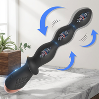 Jouets sexuels pour adultes, silicone souple, étanche, écologique, plug anal électrique à billes, 3 moteurs, 10 fréquences de vibration, USB