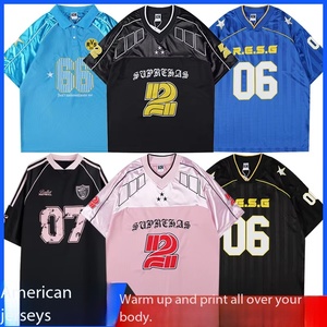 Camiseta Deportiva Retro Americana Personalizada <span class=keywords><strong>TONTOS</strong></span> OEM/ODM Jersey Jisulife Handheld Fan Ultra 2 de Manga Corta Holgada - Product Image 6
