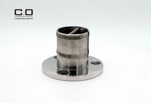 Roestvrij Staal <span class=keywords><strong>Hardware</strong></span> Reling Fittingen Voor Bodemplaat Voor Post - Product Image 4