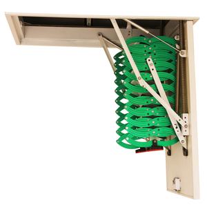 DDP livraison gratuite grenier échelle pliante avec <span class=keywords><strong>trappe</strong></span> porte personnalisé Loft échelle télescopique en aluminium échelle <span class=keywords><strong>coulissante</strong></span> - Product Image 5