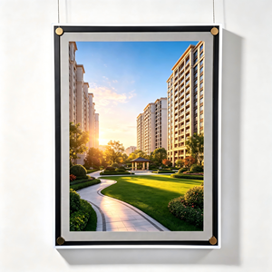 Boîte à lumière LED ultra-fine portable - Étanche et écologique - Garantie de 3 ans - Couleurs personnalisables pour les affichages publicitaires - Product Image 1