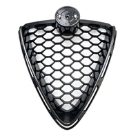 Calandre avant de voiture neuve AF-4 ABS pour Alfa Romeo Stelvio 2016-2023 Chrome & Noir OE 156121702/156144237