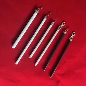 Yibo nhôm flicking Stick Baton với mùa xuân nạp móc và thân thiện với cửa sổ chạm vào xử lý trắng đen - Product Image 6