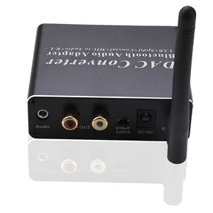 2023 Venda quente De Áudio Adaptador Decodificador DAC 5.0 Receptor Amp U-disco Player/DAC Digital para conversor de áudio analógico 96KHz